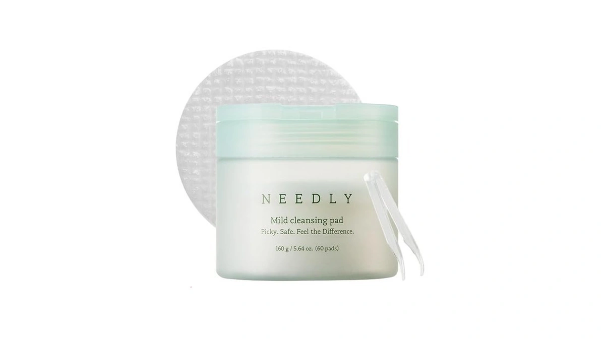 Needly Mild Cleansing Pad, Makeup Remover For Sensitive Skin (60