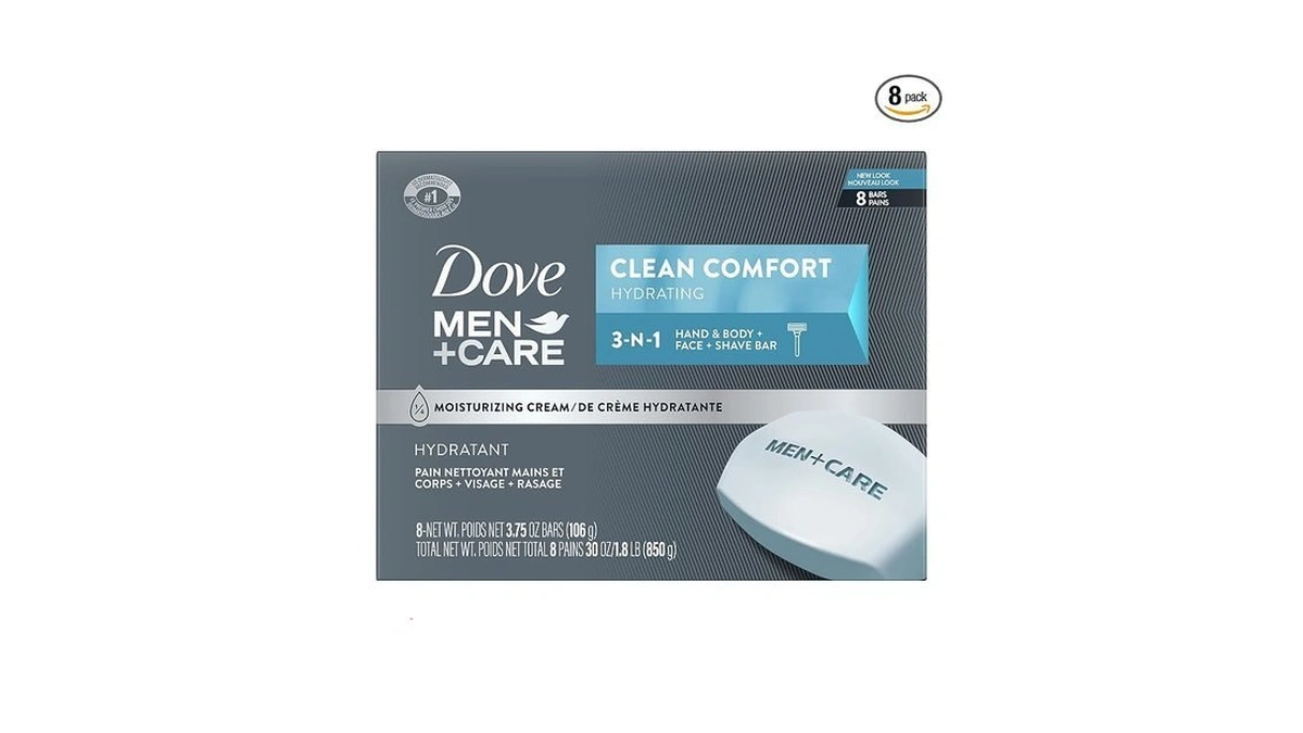 Dove Men + Care Body And Face Bar To Clean