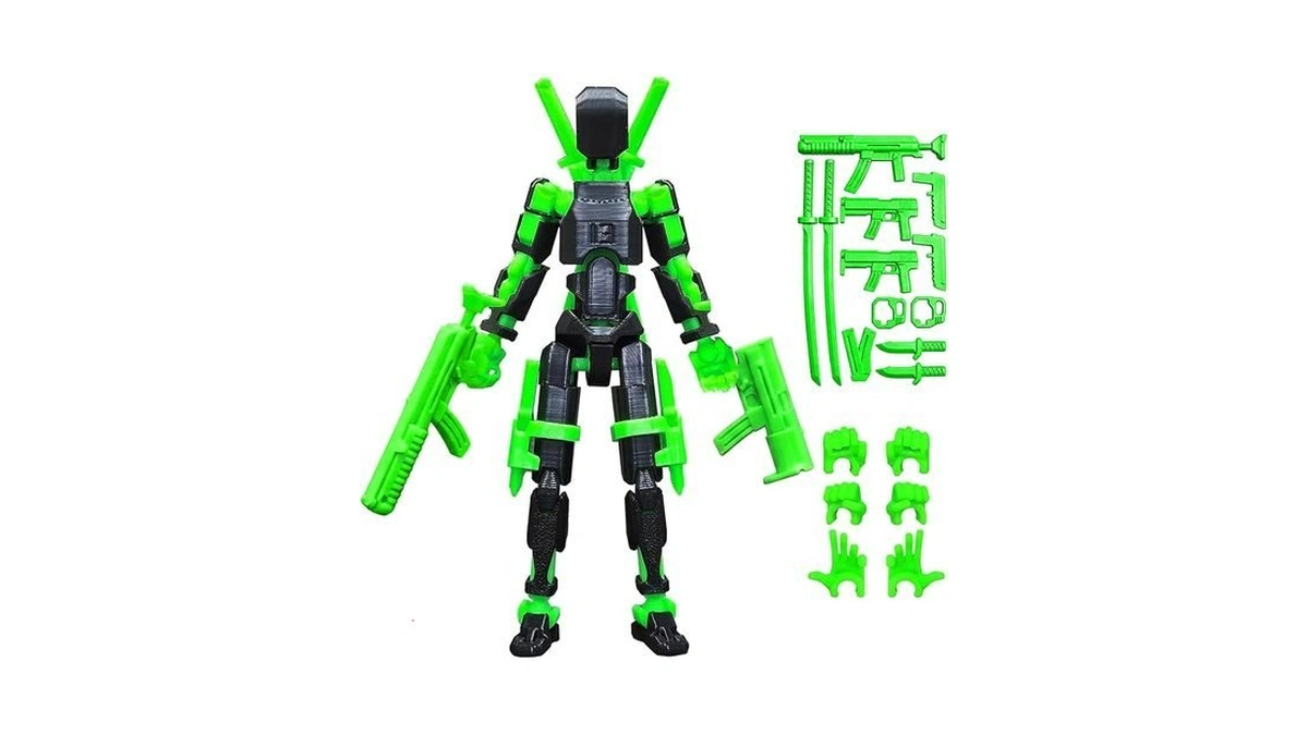 Altuco T13 Action Figure With Lots Of Accessories,3d Printed Titan13