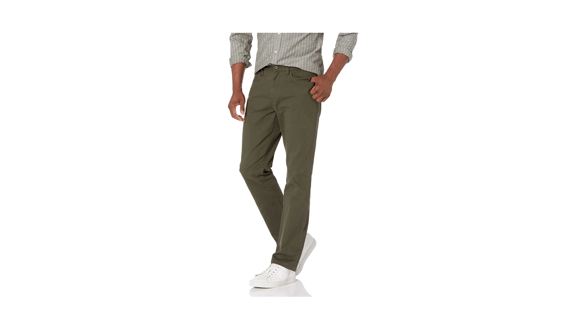 Goodthreads Men's Straight-fit 5-pocket Chino Pants, -olive, 31w X 34l