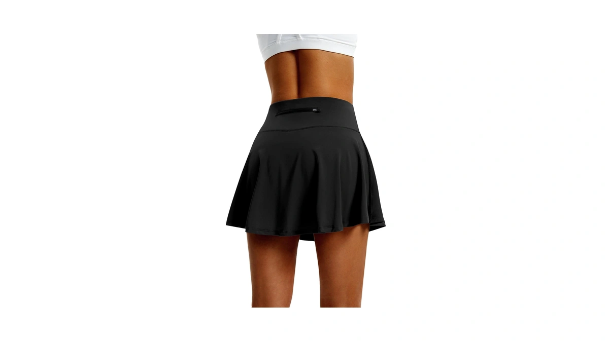 Lxnmgo Women's High Waist Pleated Tennis Skirt With 4 Pockets