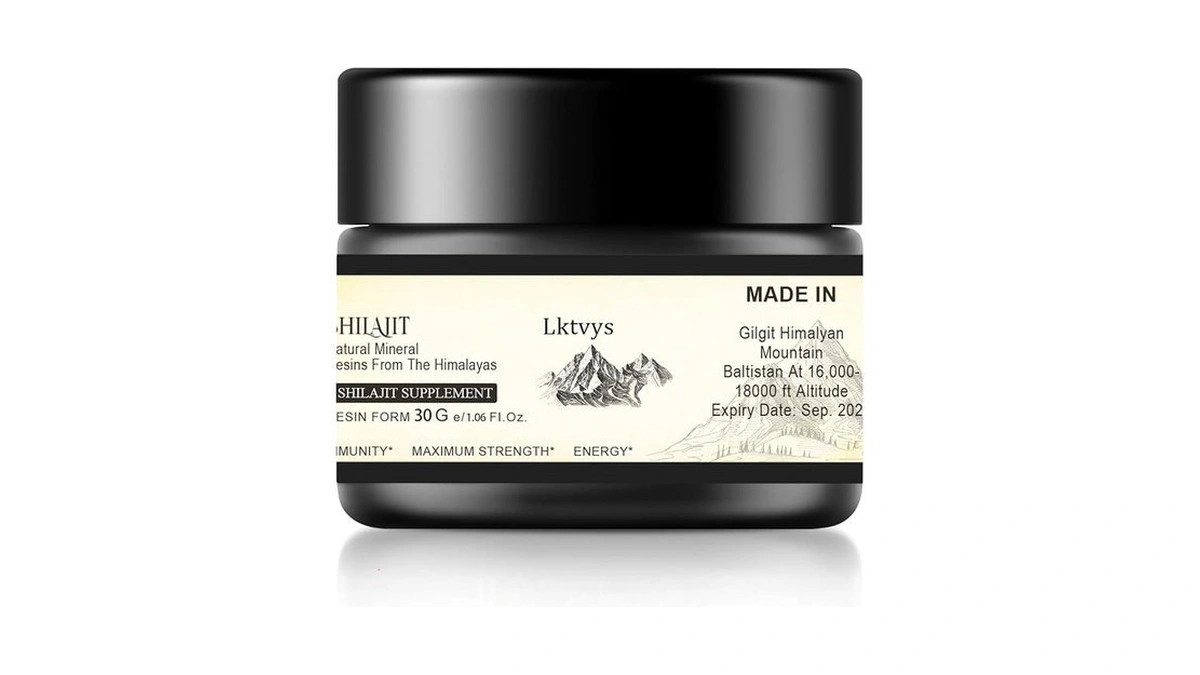 Lktvys Himalayan Shilajit Resin – Pure & Authentic Mineral Resin,