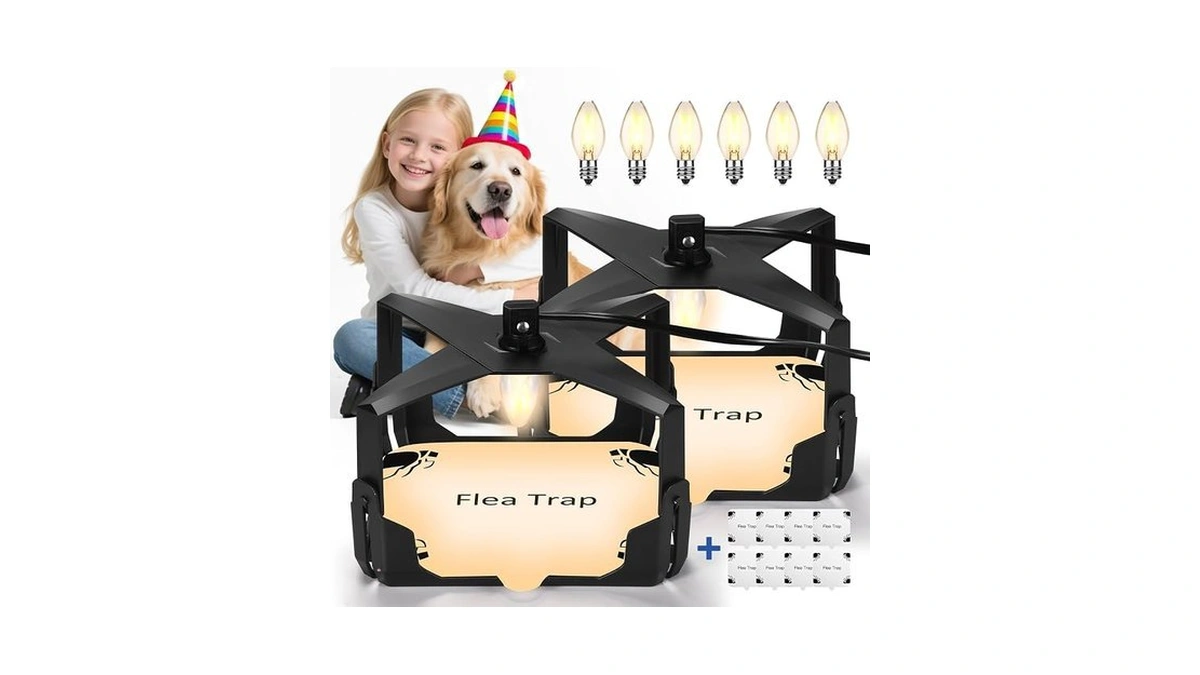 2 Pack Flea Traps, Flea Trap For Inside Your Home,
