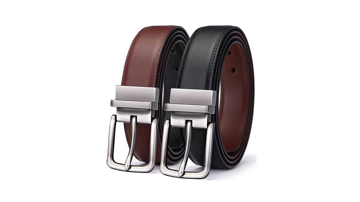 Bulliant Men's Belt,reversible Belt Adjustable For Gift Men 1.25β-cut For