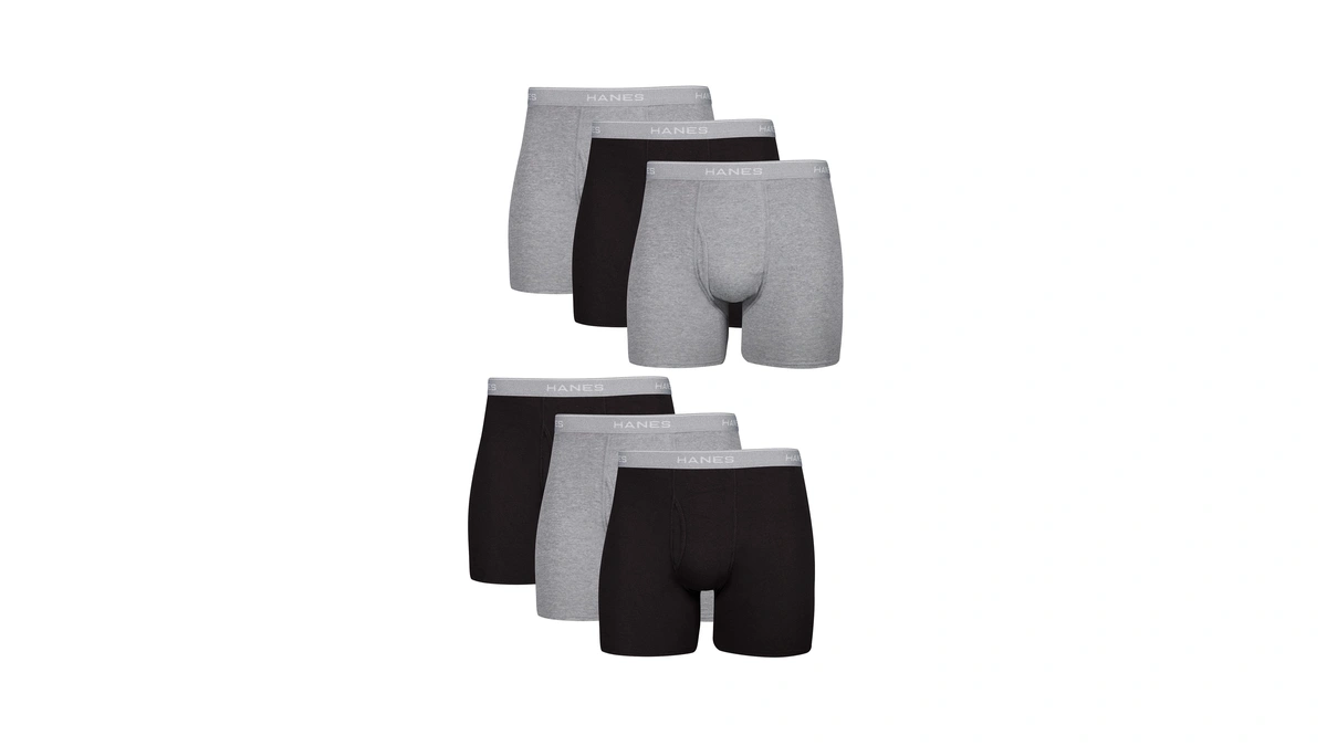 Hanes Men Hanes Boxer Briefs, Cool Dri Moisture-wicking Underwear, Cotton