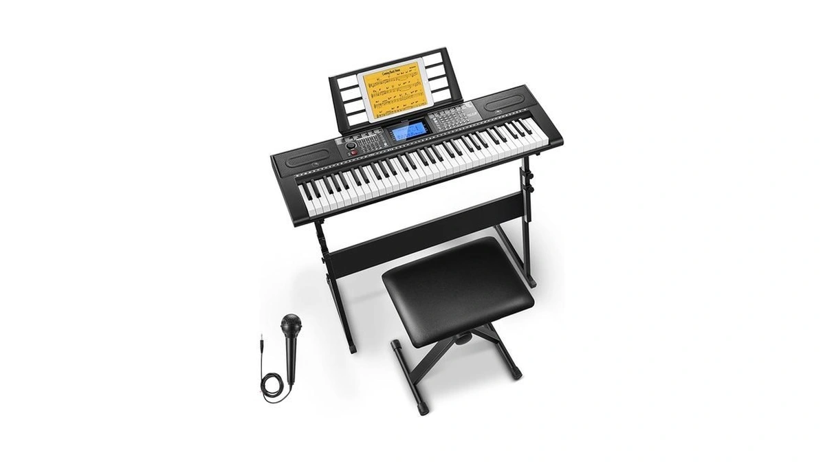 Donner 61 Key Keyboard Piano, Electric Piano Keyboard Kit With
