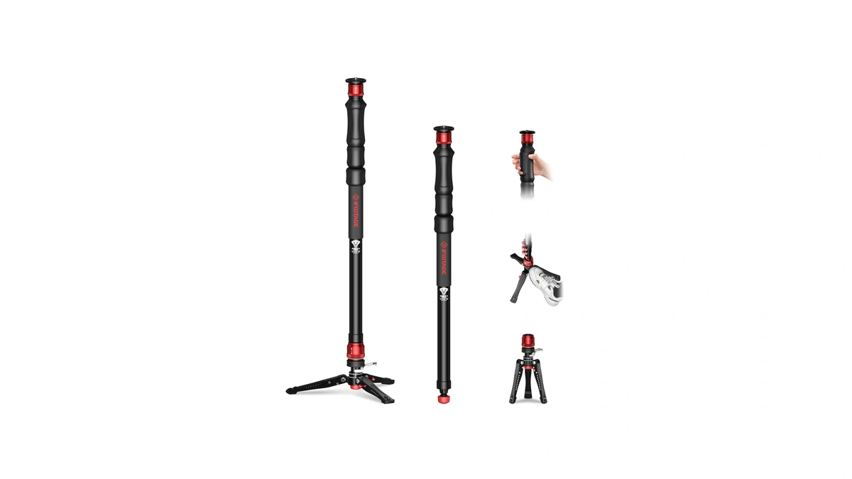 Ifootage Cobra 3 Strike Monopod A150s, One-touch Lifting Monopods Camera