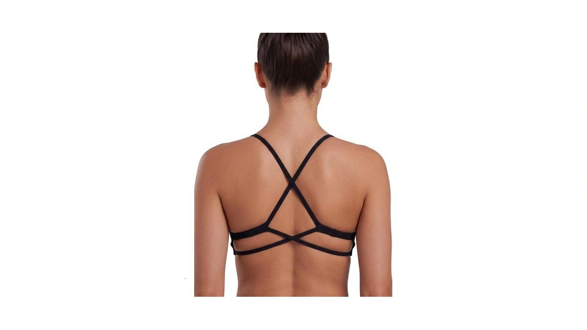 Sunzel Sports Bra For Women, V Neck Strappy Crisscross Open