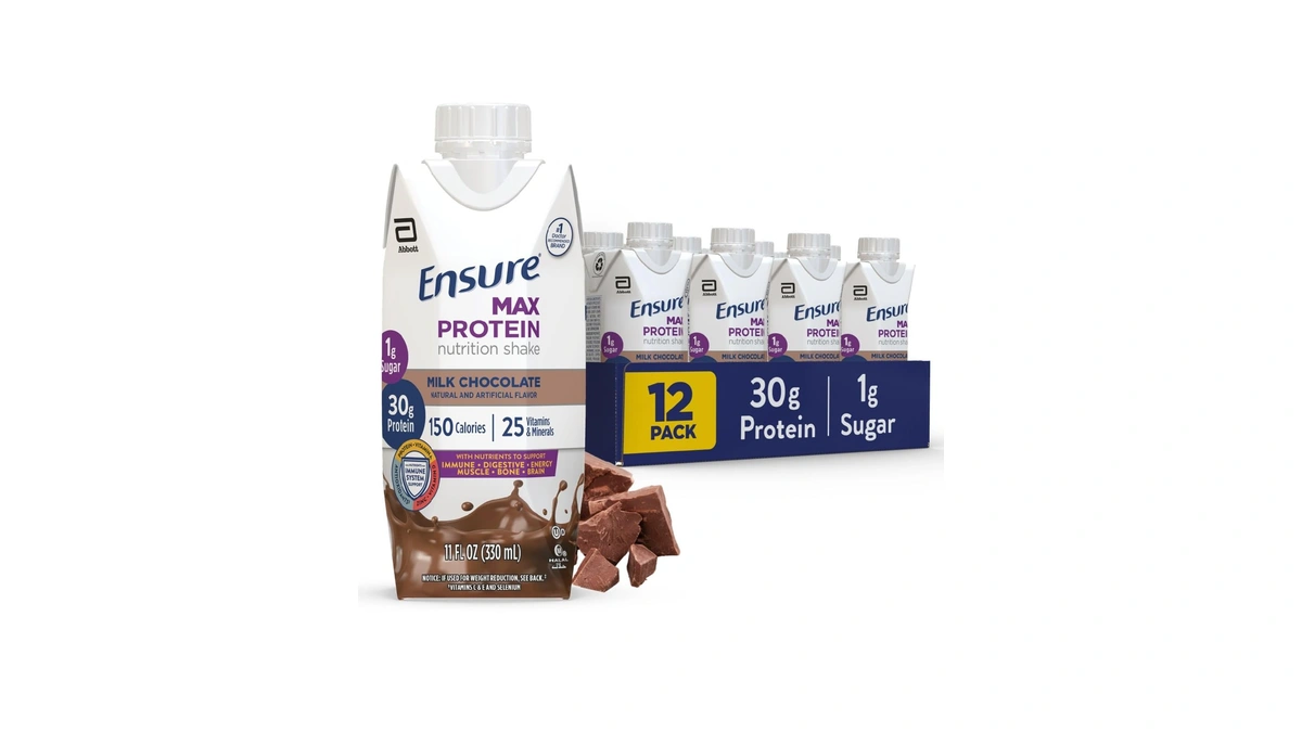 Ensure Max Protein Shake | Milk Chocolate | Ready To
