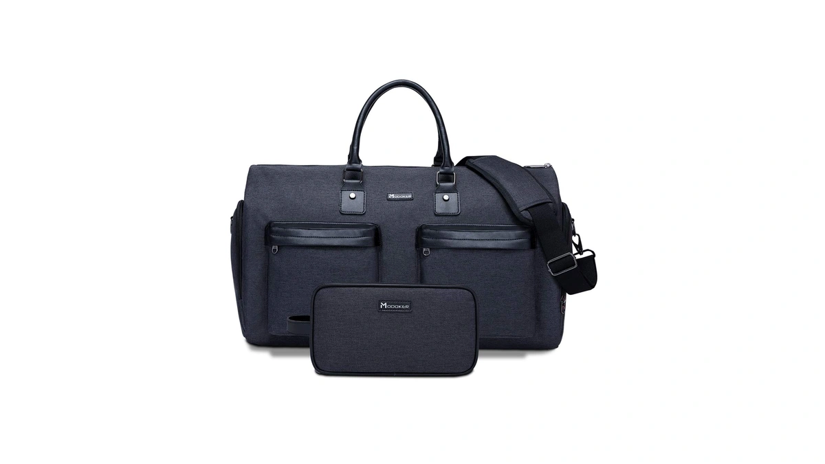 Modoker Convertible Garment Bag With Shoulder Strap, Carry On Garment