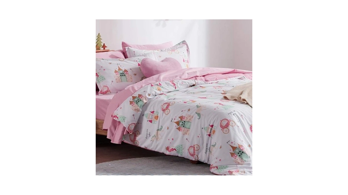 Sleep Zone Kids Duvet Cover Set Twin Size 2 Pieces