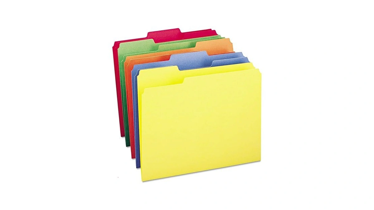 Smead File Folders Letter Sized, 1/3-cut Tab, Assorted Positions, Letter