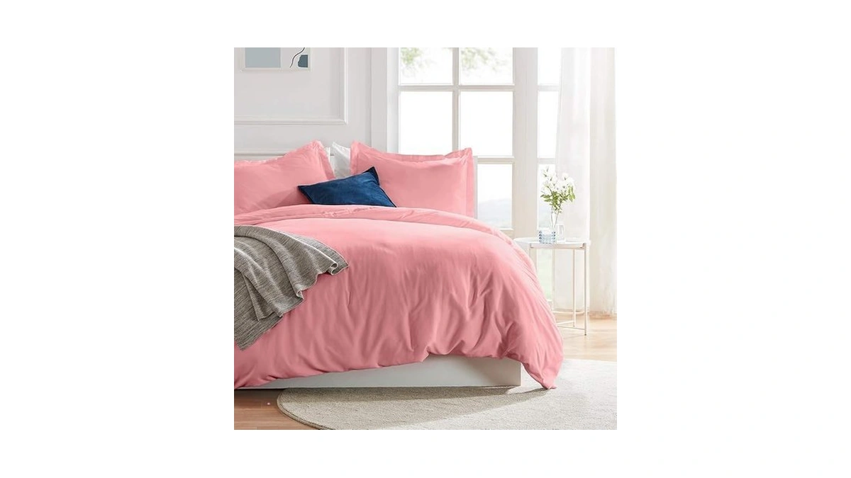 Sleep Zone Queen Size Duvet Cover Cooling Nanotex Tech With