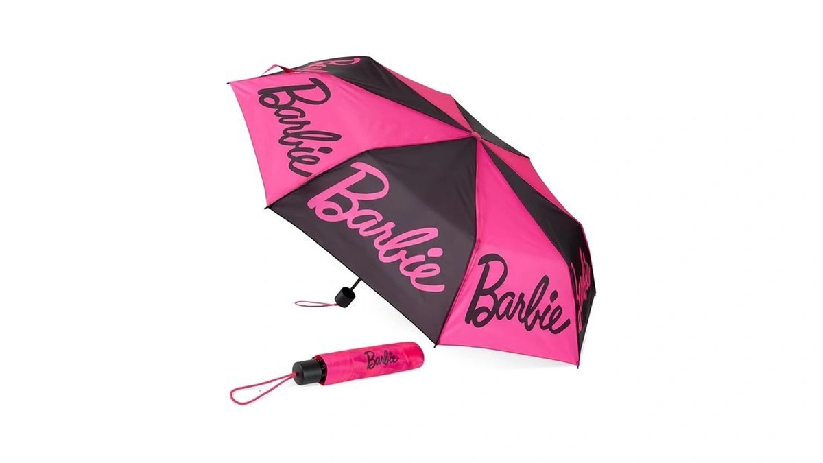 Barbie Umbrella For Women Teens Kids, Durable & Compact, Folding