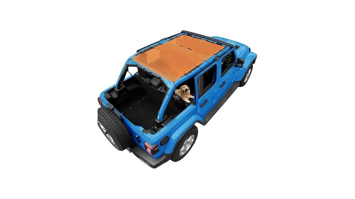 Coverspec Jl Top Sun Shade Roof Compatible With Jeep Wrangler