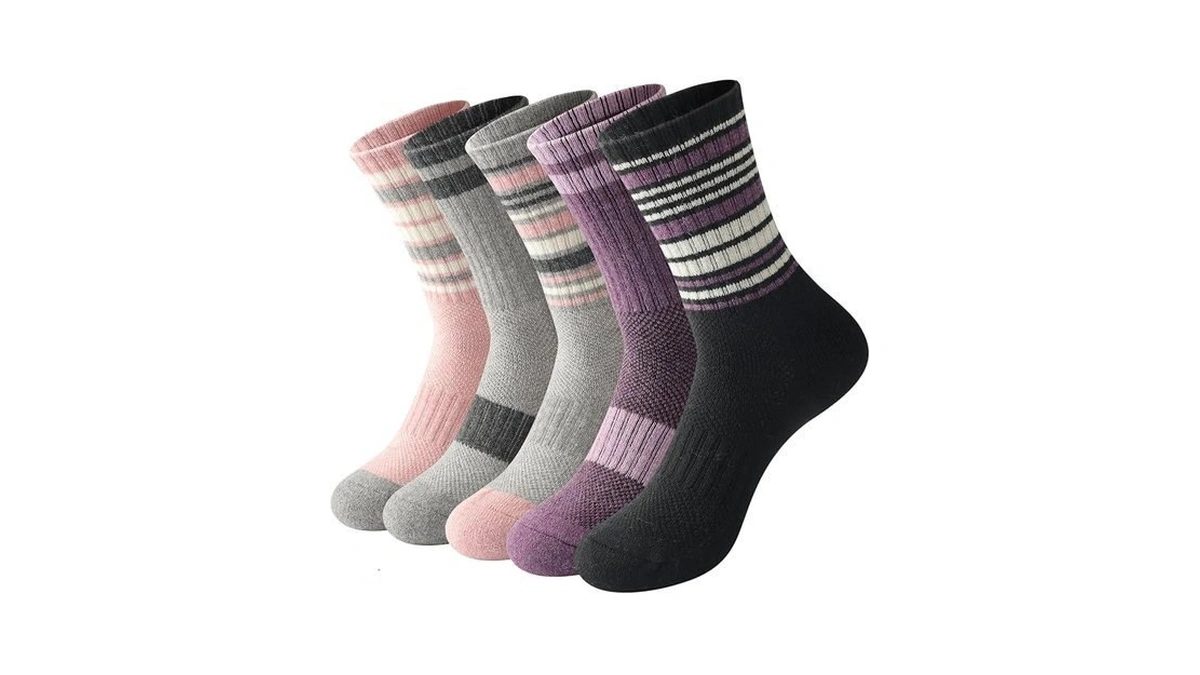 Juedverty Merino Wool Socks For Women Hiking Winter Boot Thermal