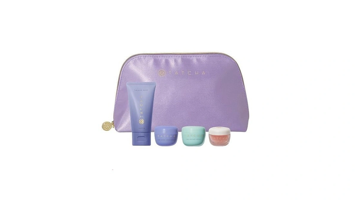 Tatcha's Travel Essentials Set - Trial-size Bestselling Japanese Skincare -