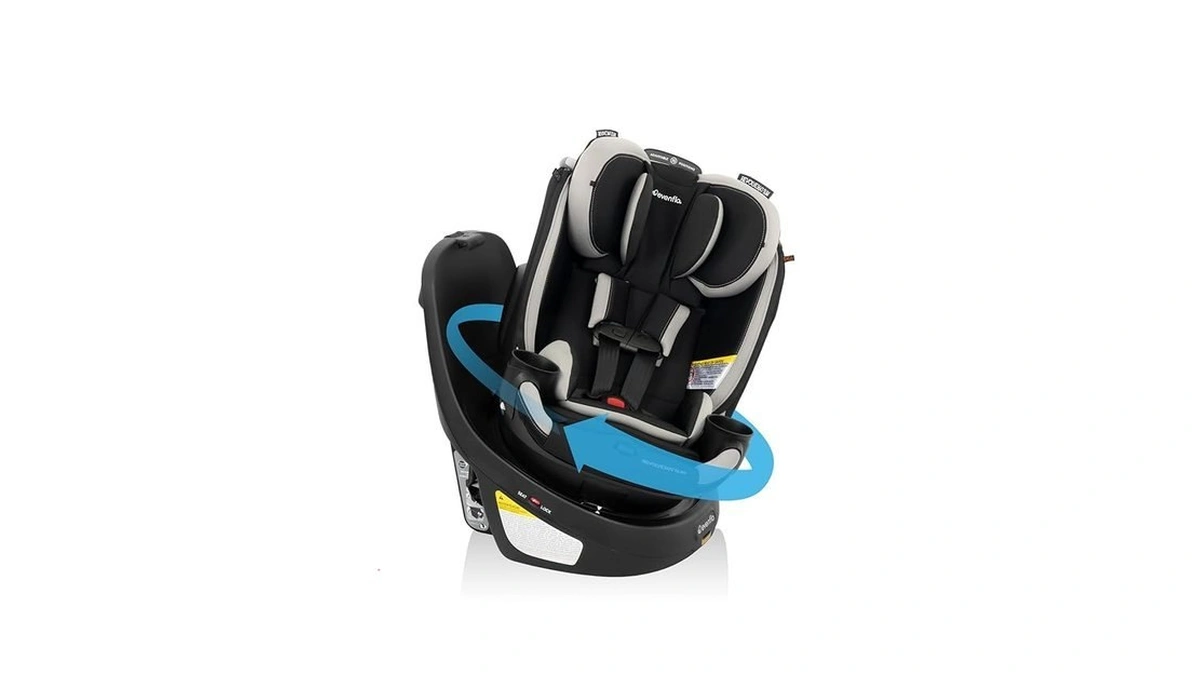 Evenflo Revolve360 Slim 2-in-1 Rotational Car Seat With Quick Clean