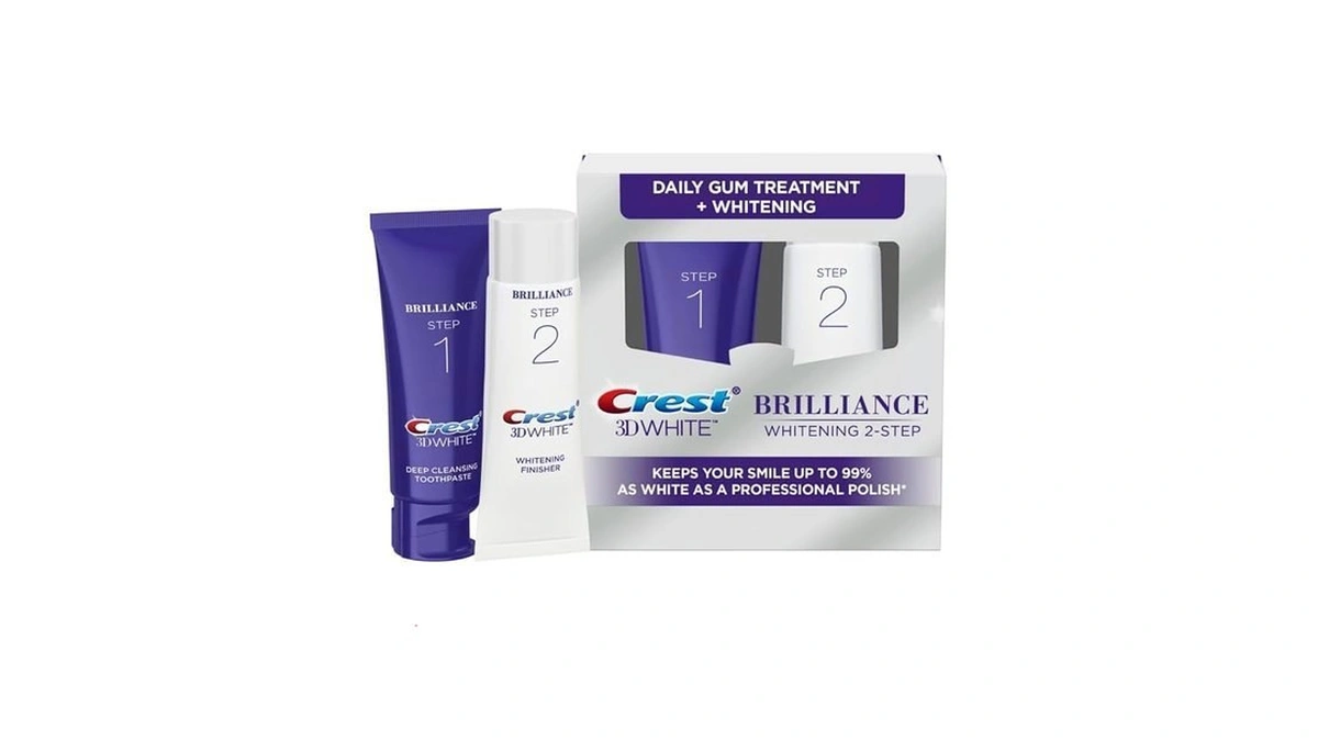 Crest 3d White Brilliance 2 Step Kit, Crest 3d White