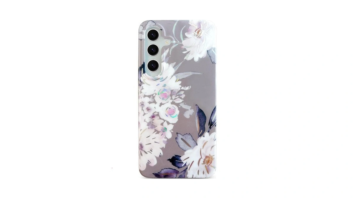 Qokey For Galaxy S24 Case 6.2" 5g, Cute Shiny Pattern