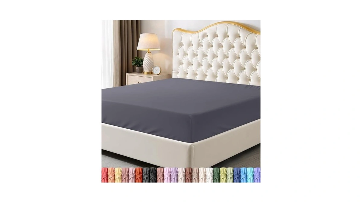 Utopia Bedding King Fitted Sheet - Bottom Sheet - Deep