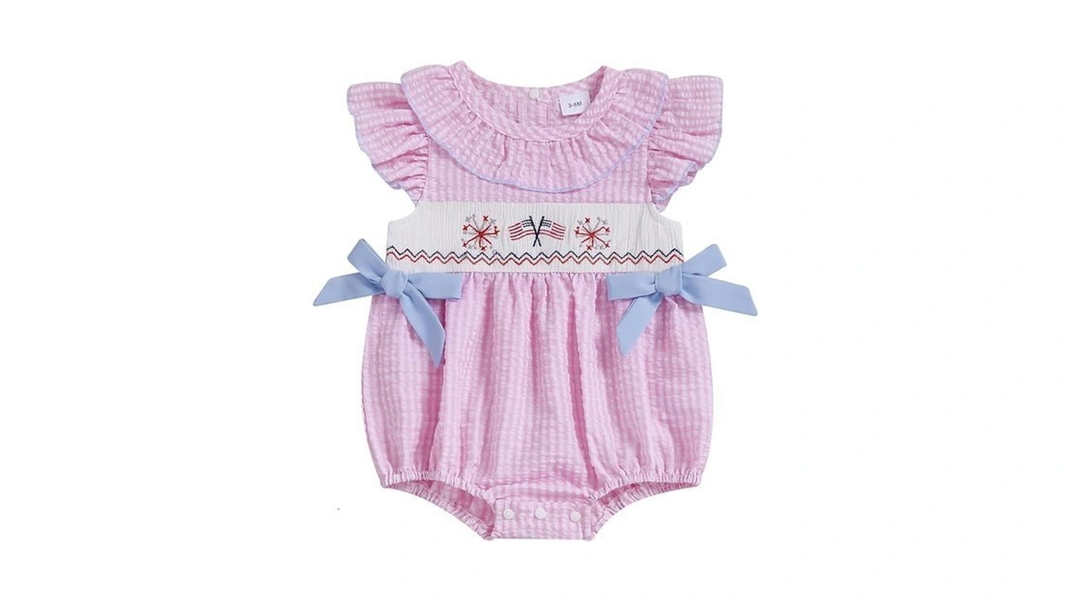 Fybitbo My First 4th Of July Baby Girl Outfit Newborn