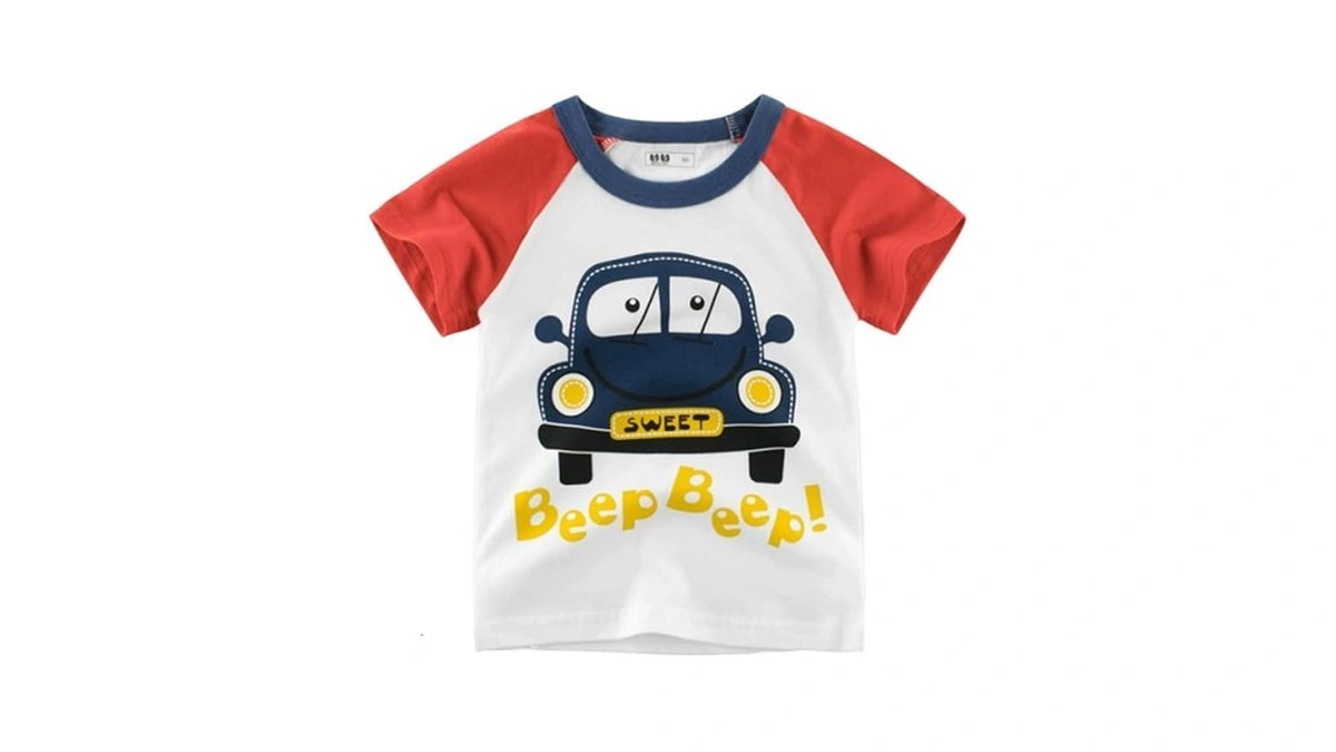 Achiyi Toddler Boys Car Shirts Short Sleeve Cotton T Shirts