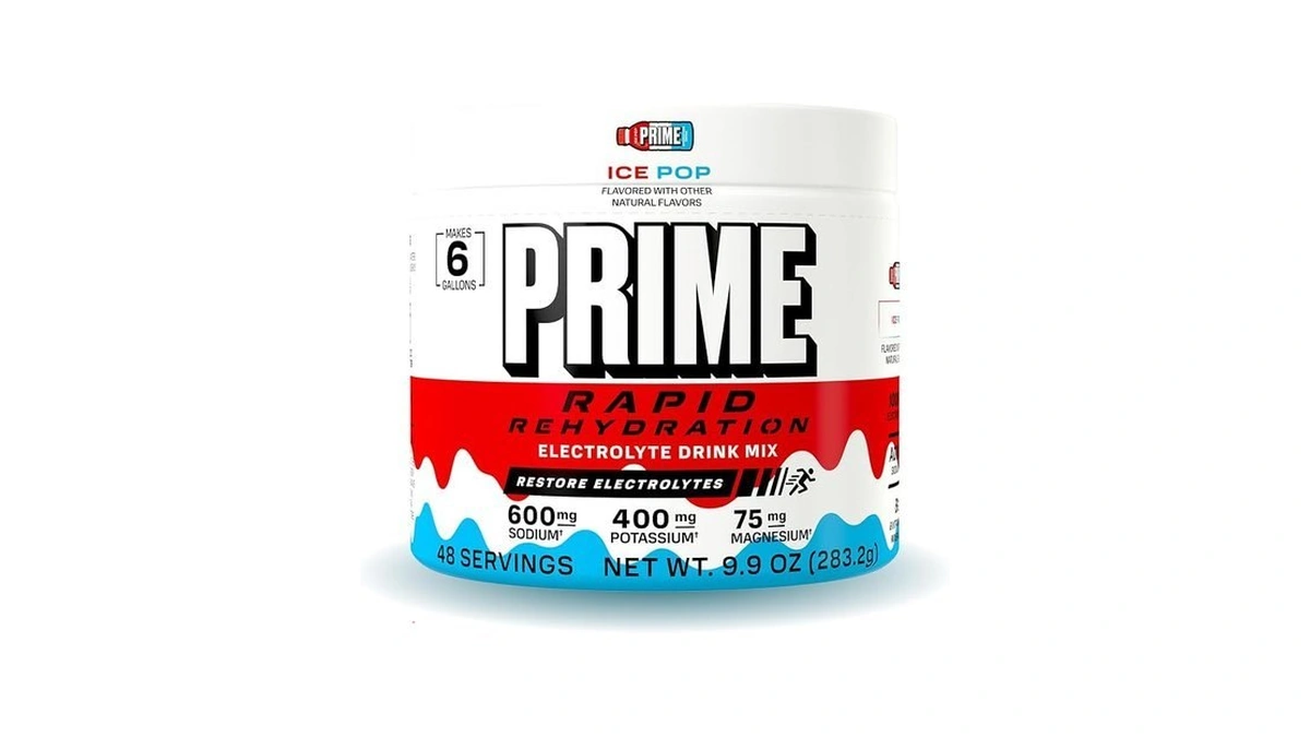 Prime Rapid Rehydration Electrolyte Powder, Ice Pop, Sugar Free Hydration