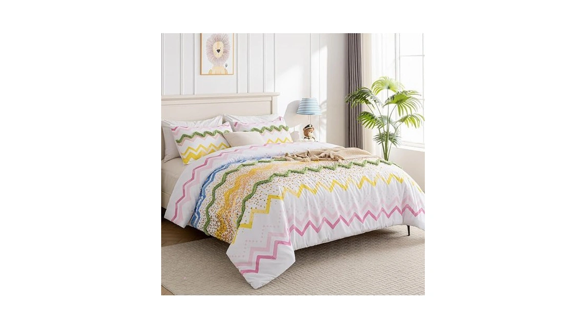 Eclec Foil Print Comforter (queen)