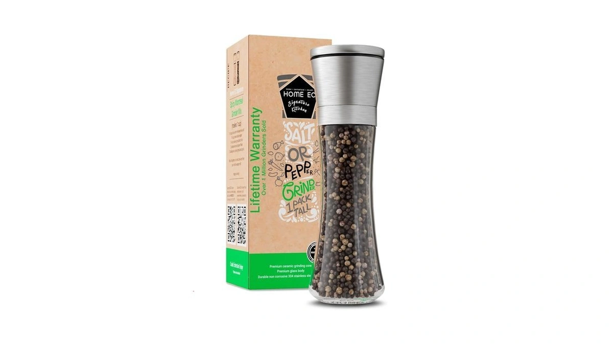Home Ec Original Stainless Steel Salt Or Pepper Grinder 1pk