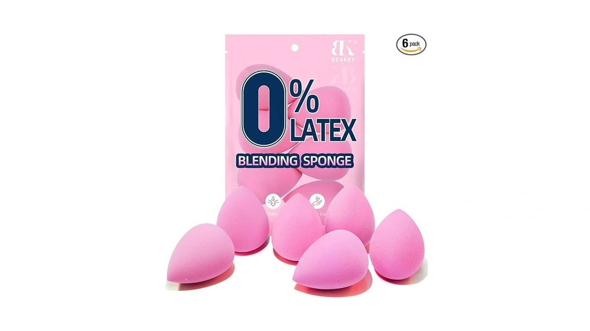 Beakey Super Soft Makeup Sponge Set Of 6, Makeup Sponges