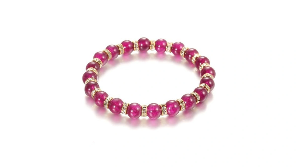 Handmade Natural Jade Beaded Bracelet For Women & Men –