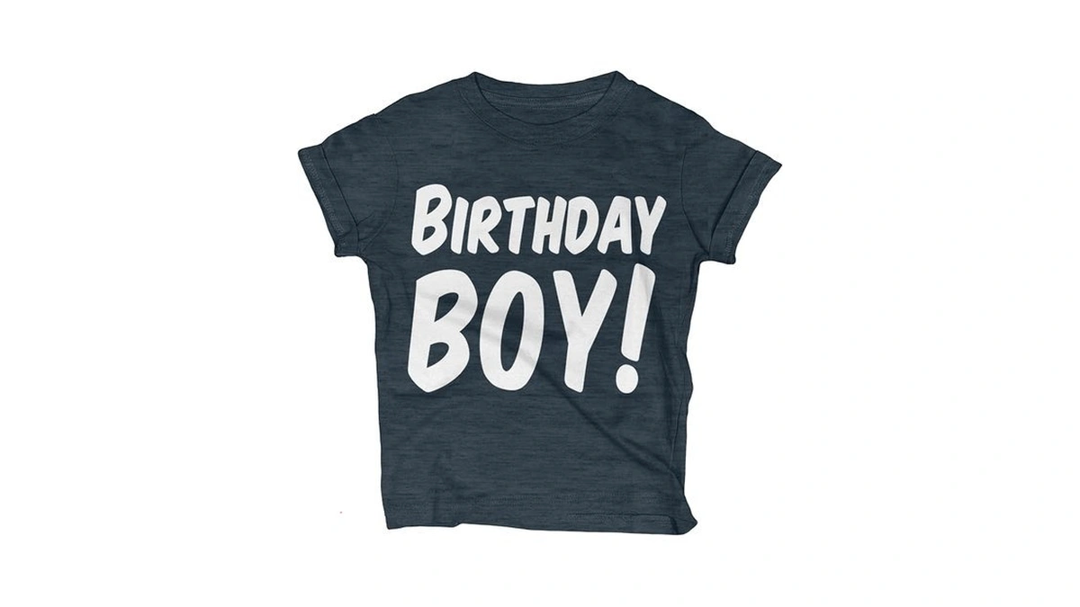 Happy Birthday Boy T-shirt (1-12 Years Old) Baby-toddlers To Kids