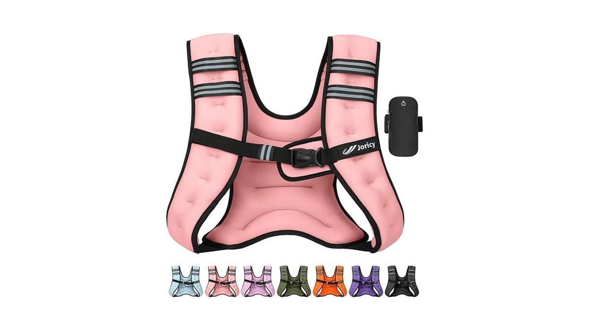 Weighted Vest For Woman Men 15lb Weight Vest With Reflective