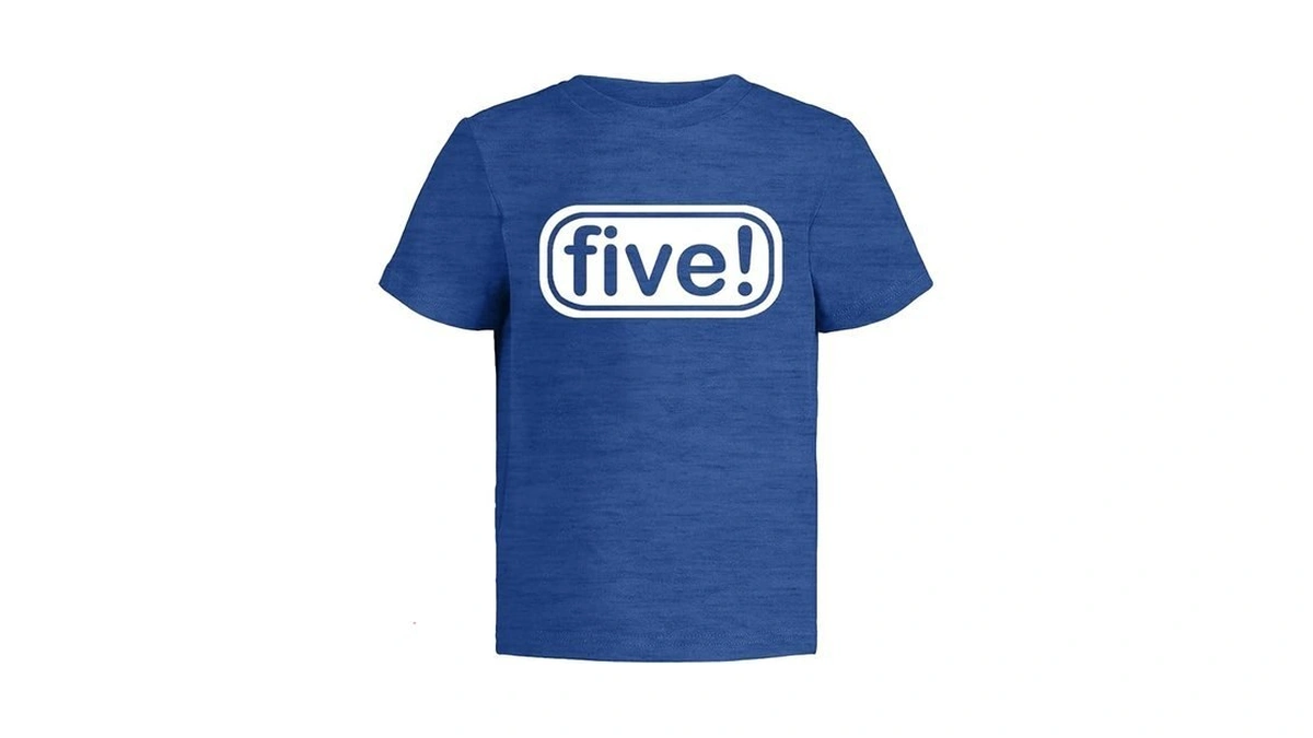 Lalo & Luna Five! 5th Birthday T-shirt For Toddler -