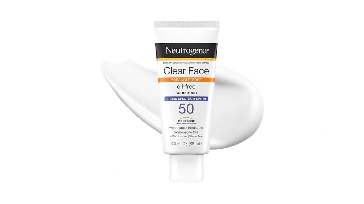 Neutrogena Clear Face Sunscreen Lotion Spf 50 For Acne-prone Skin