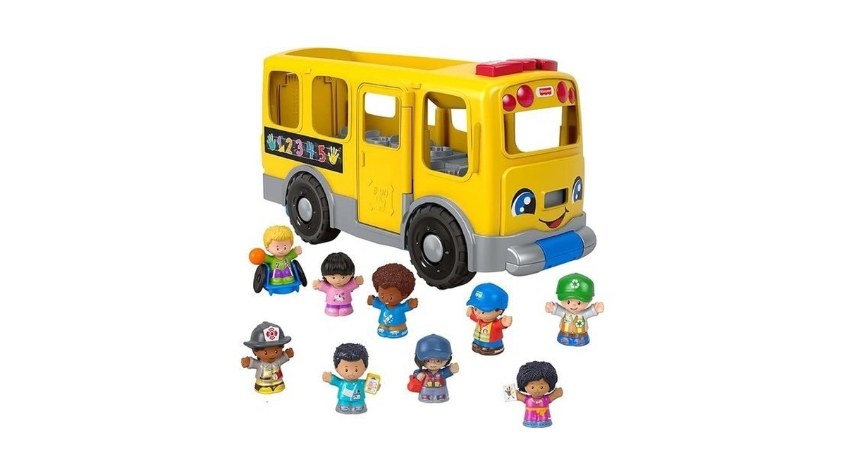​fisher-price Little People Toddler Toy Big Yellow School Bus &