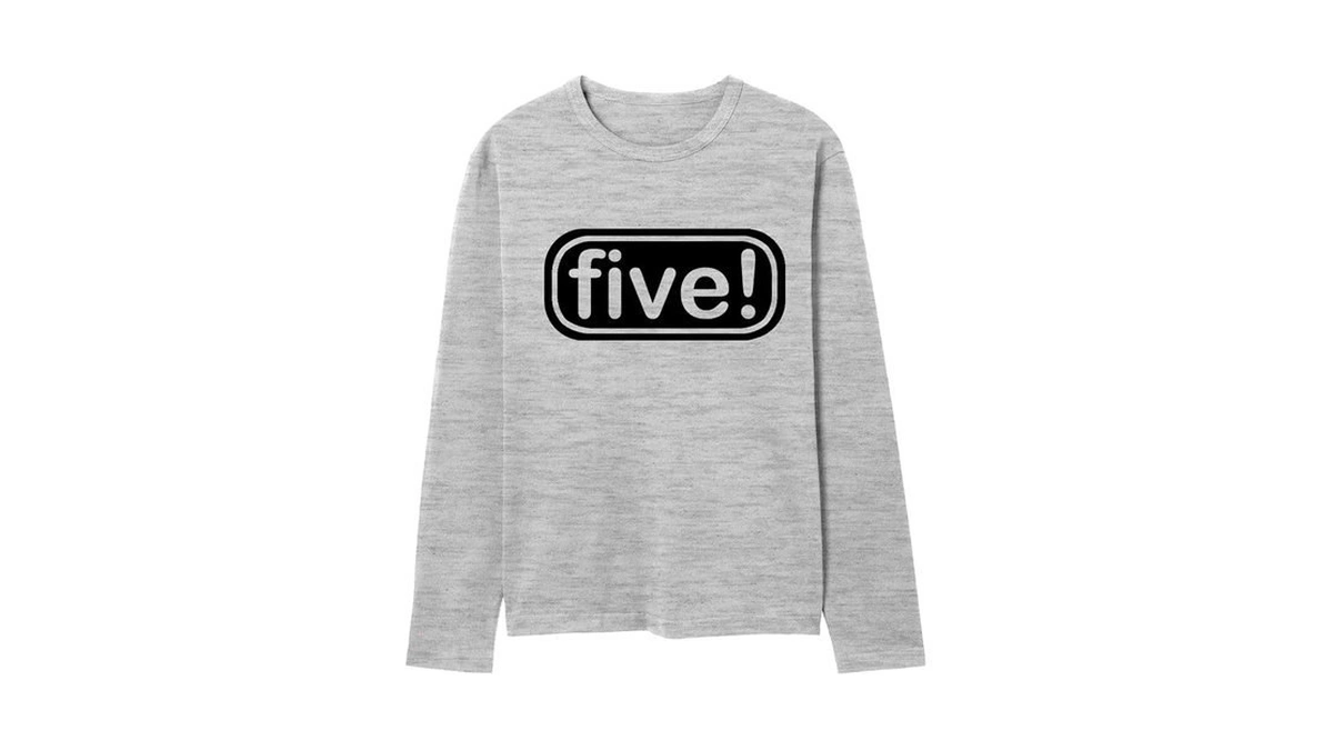 Five! 5th Birthday T-shirt For Toddler - 5 Years Old