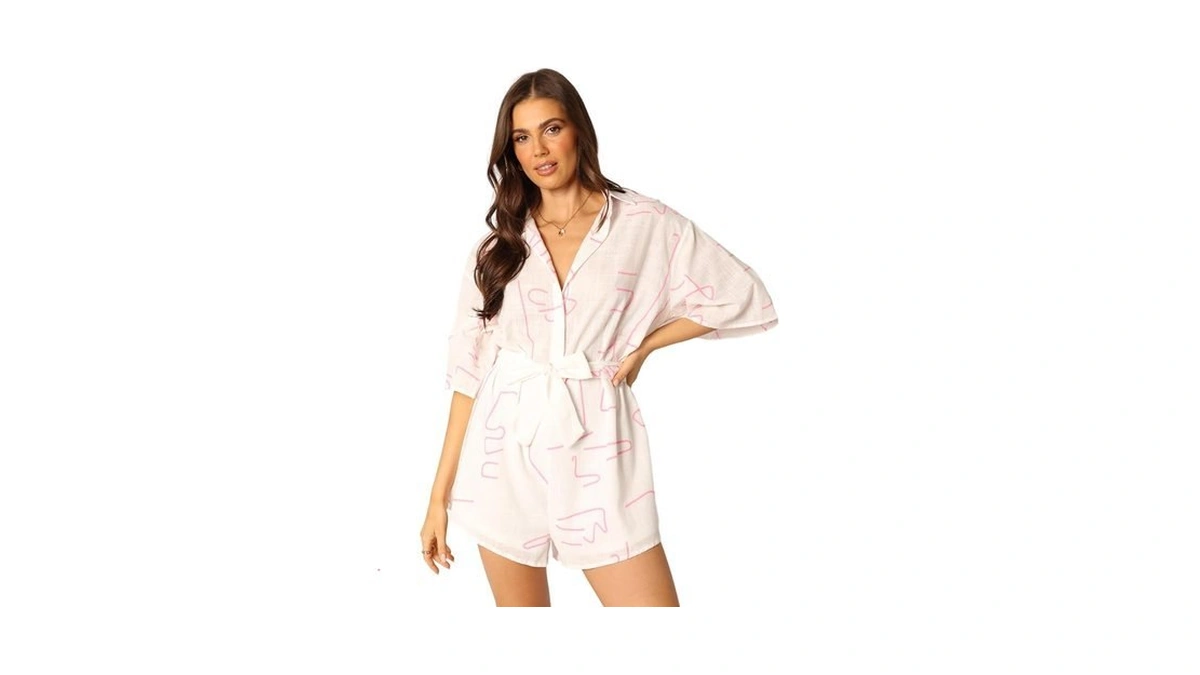 Kellie Romper - White L