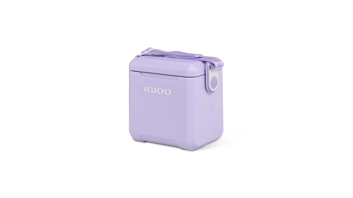 Igloo Lilac Breeze Tag-along Too Strapped Picnic Style Cooler