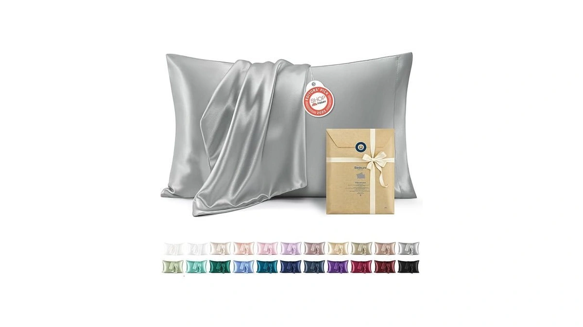 Bedsure Satin Pillowcase, Similar To Silk Pillow Cases Queen Size