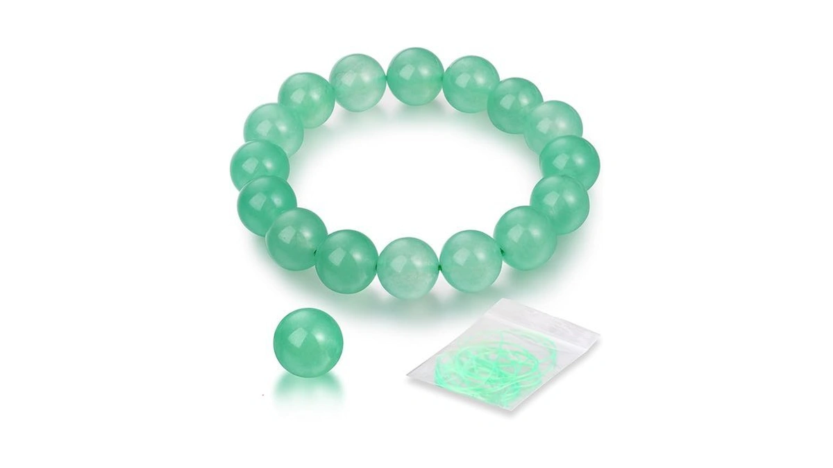 Lusomch Lg Handmade Natural Jade Beaded Bracelet For Women &