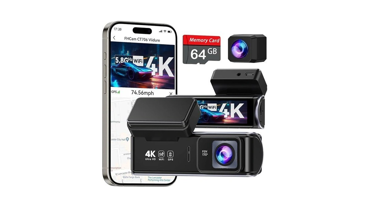 Uvvlo Dash Cam Front And Rear - 2026 Upgrade 4k/2k