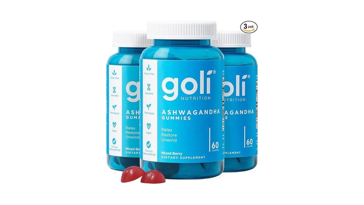 Goli Ashwagandha & Vitamin D Gummy - 180 Count -