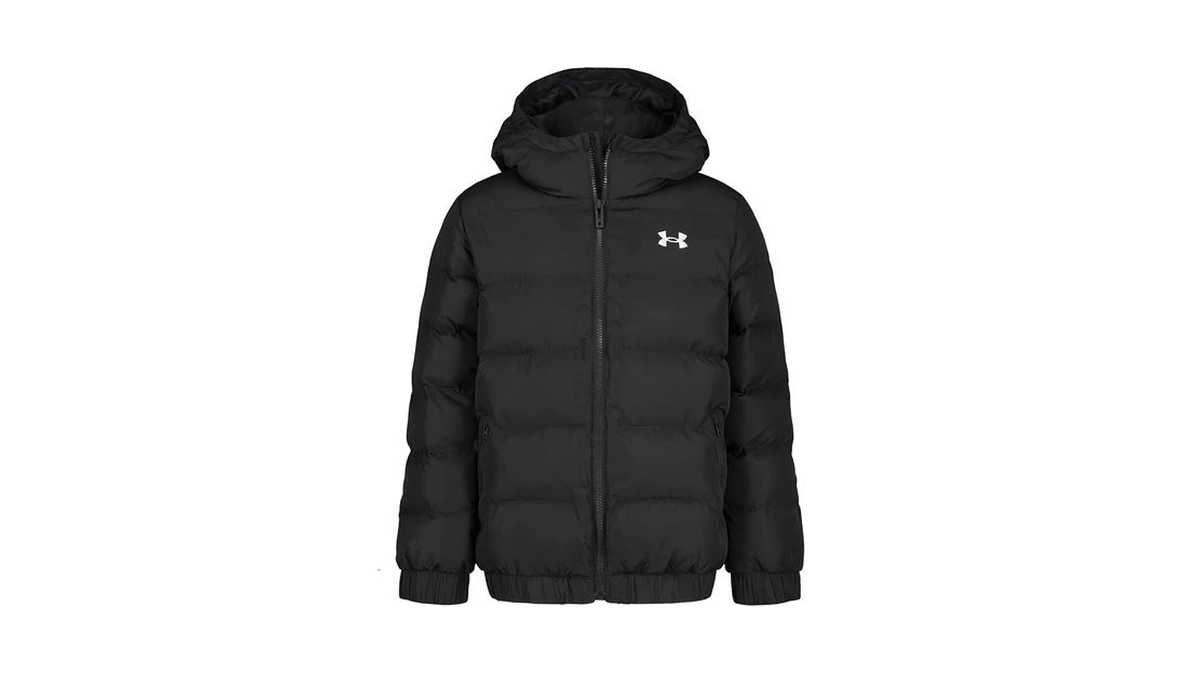 Under Armour Girls' Prime Hooded Puffer Jacket, Lightweight & Water