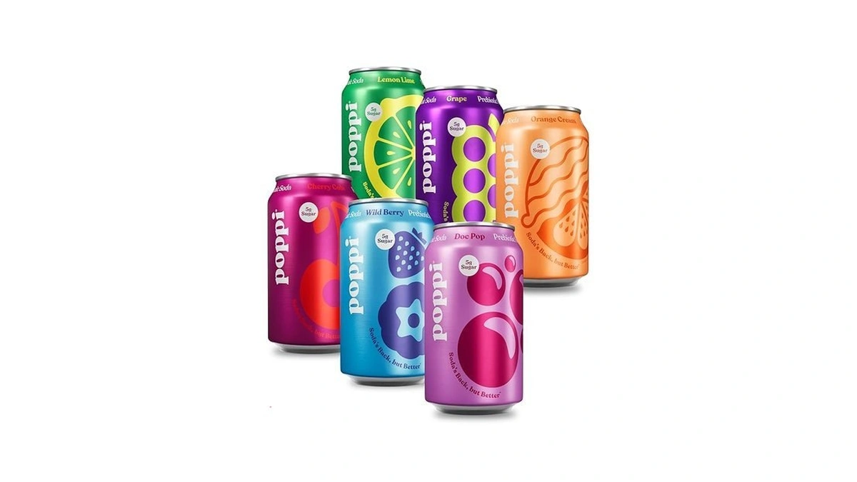 Poppi Prebiotic Soda, Sparkling Water & Fruit Juice, Crowd Pleasers,