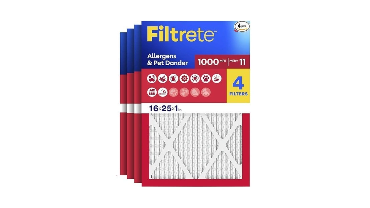 Filtrete 16x25x1 Air Filter, Merv 11, Mpr 1000, Allergens &