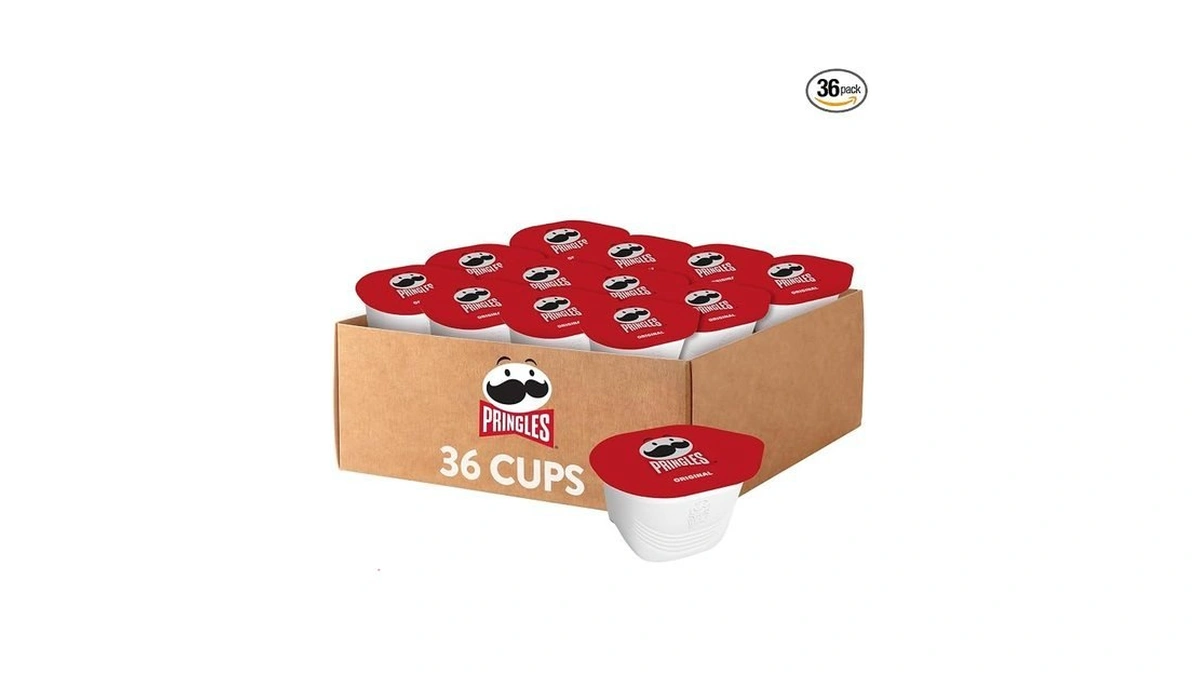 Pringles Potato Crisps Chips, Lunch Snacks, On-the-go Snacks, Original (36