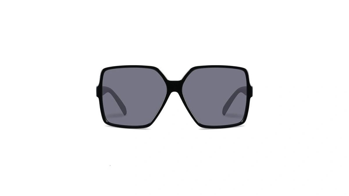 Grfisia Square Oversized Sunglasses For Women Men Flat Top Fashion