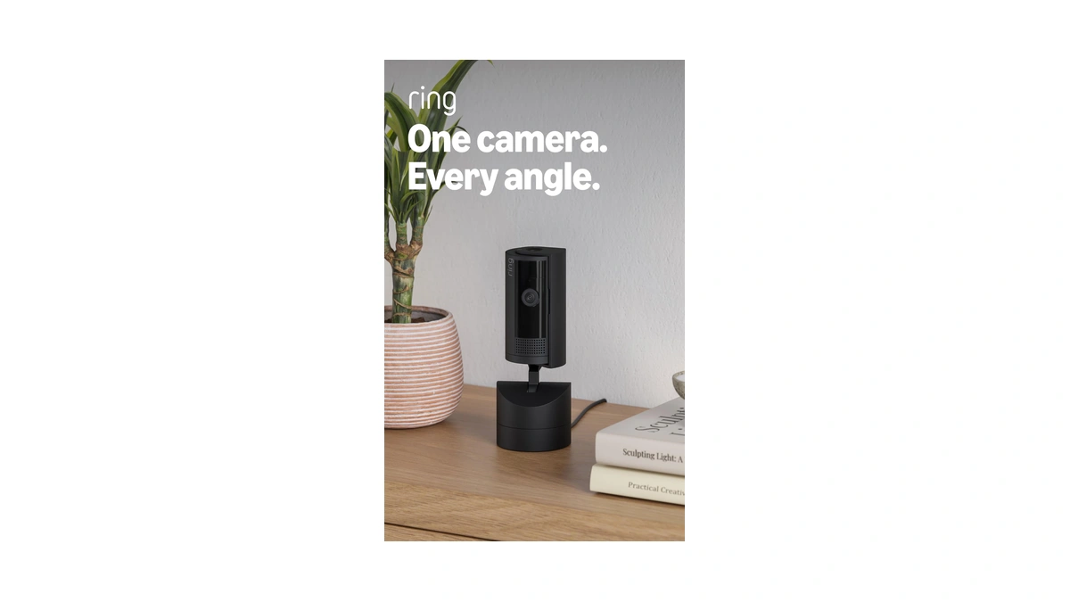 Ring Pan-tilt Indoor Cam (newest Model), See All Around Your